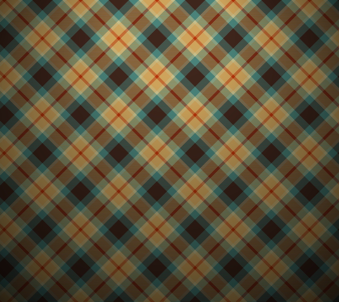 Das Blue And Orange Plaid Pattern Wallpaper 1080x960