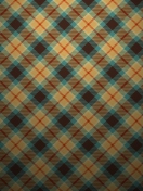 Blue And Orange Plaid Pattern wallpaper 132x176