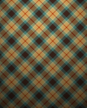Blue And Orange Plaid Pattern wallpaper 176x220