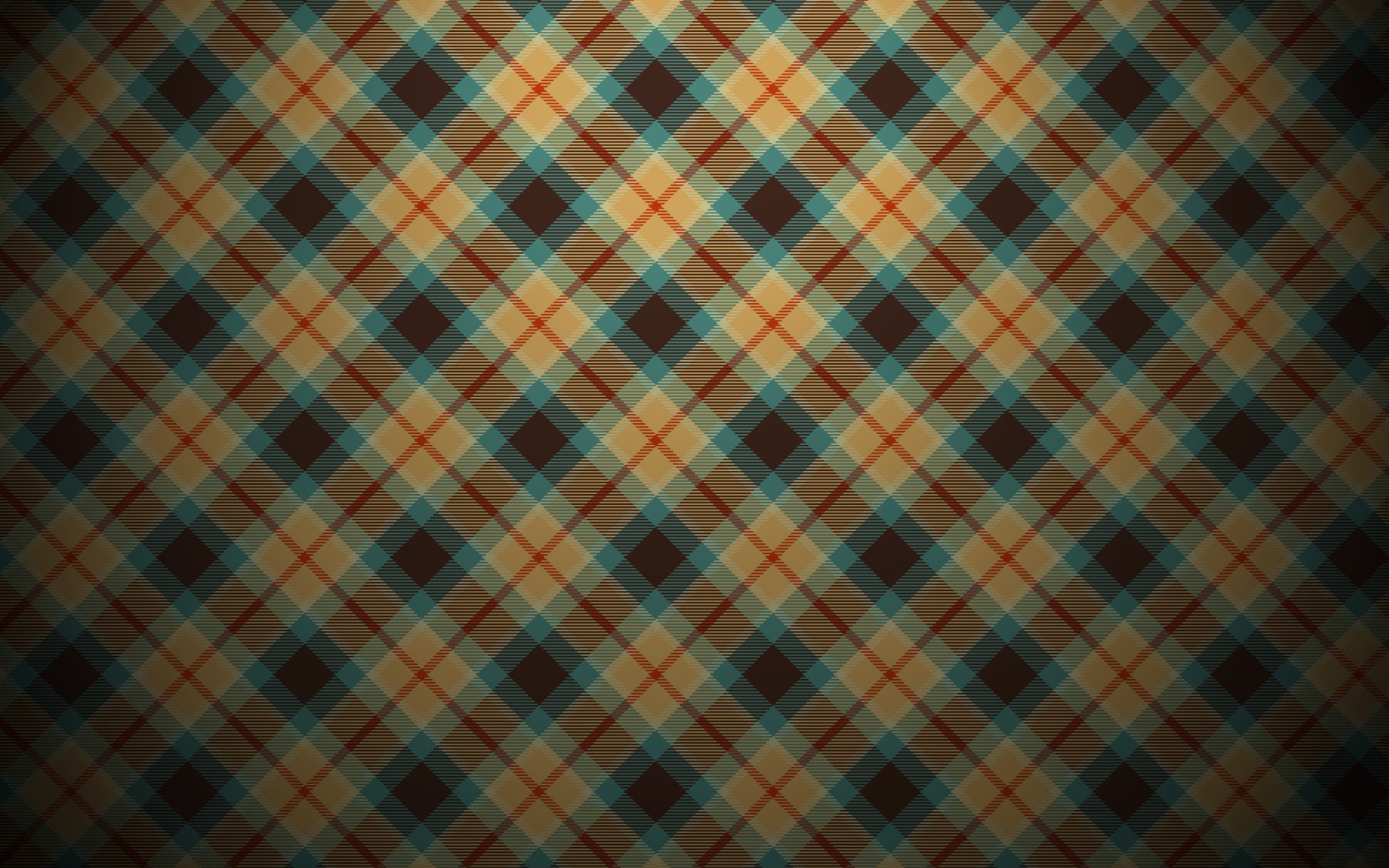 Das Blue And Orange Plaid Pattern Wallpaper 1920x1200