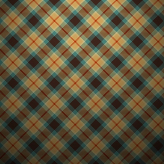 Blue And Orange Plaid Pattern - Obrázkek zdarma pro iPad mini