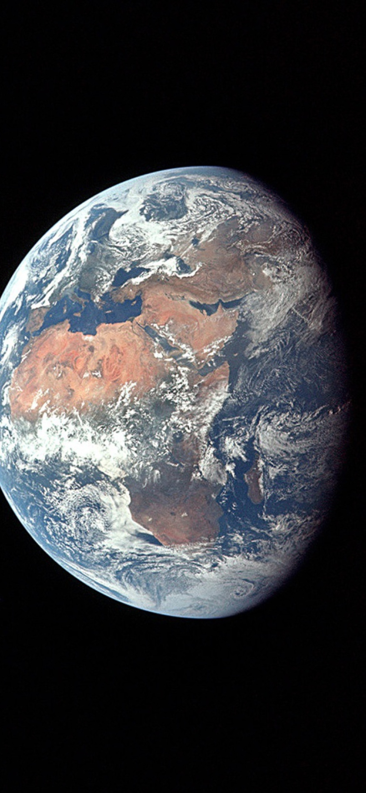 Fondo de pantalla Earth Apollo 1170x2532