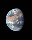 Fondo de pantalla Earth Apollo 128x160