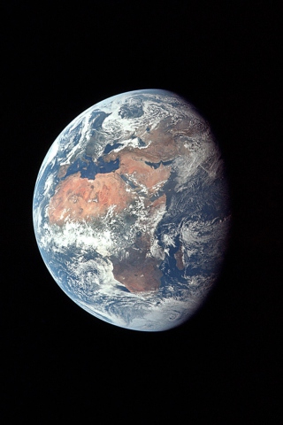 Earth Apollo wallpaper 320x480