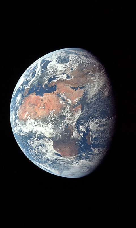 Das Earth Apollo Wallpaper 480x800