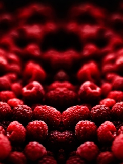 Raspberries wallpaper 240x320