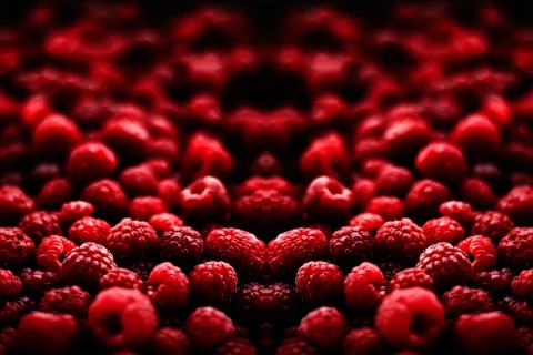 Raspberries wallpaper 480x320