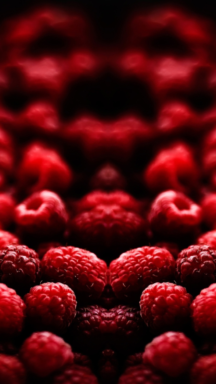 Raspberries wallpaper 750x1334