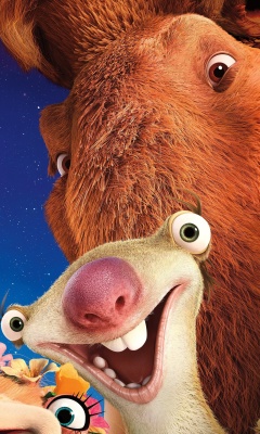 Ice Age Collision Course wallpaper 240x400