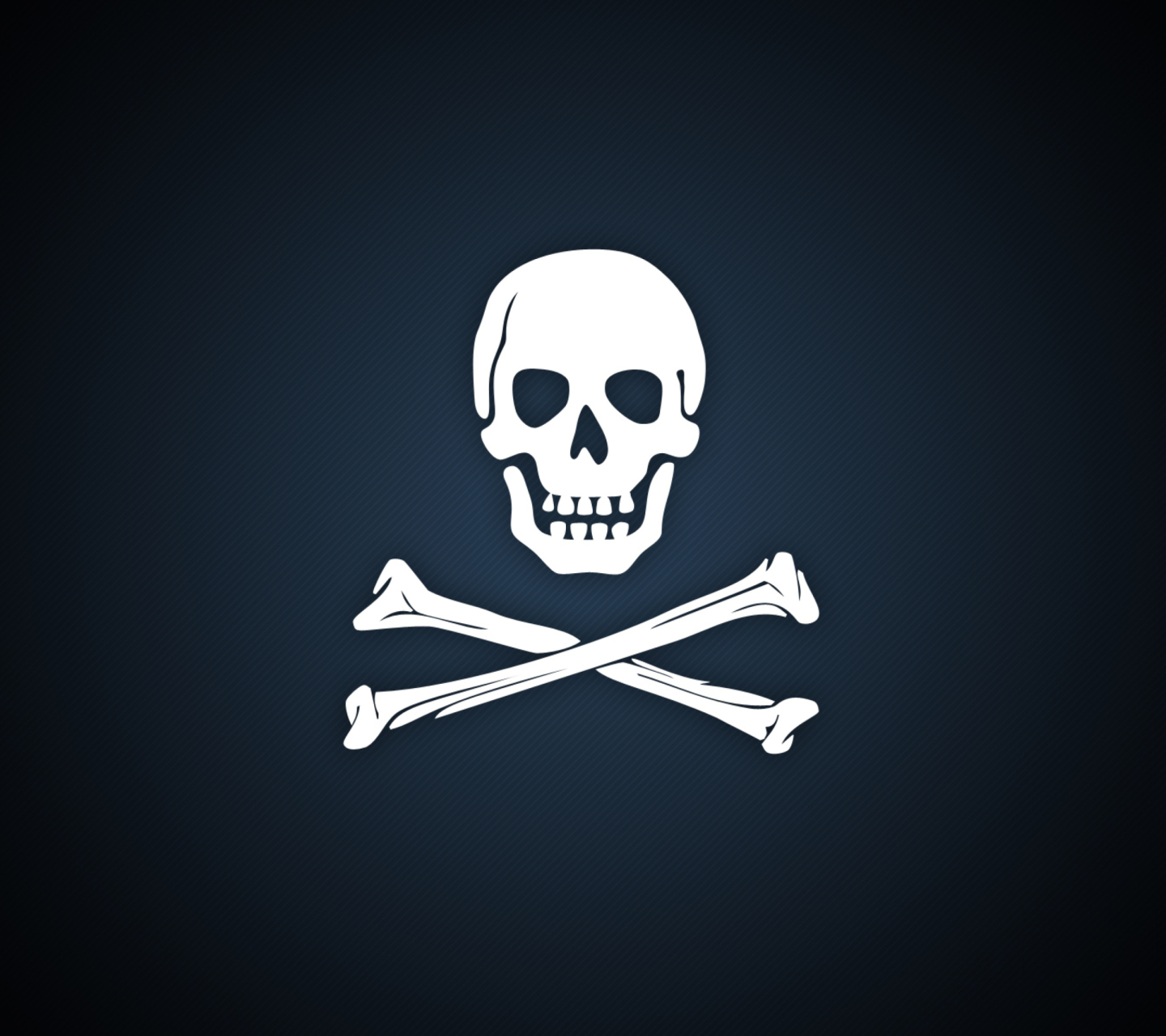 Das Cyber Pirate Skull Wallpaper 1440x1280