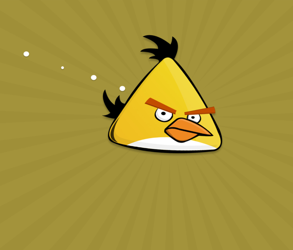 Fondo de pantalla Yellow Angry Bird 1200x1024