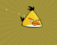 Fondo de pantalla Yellow Angry Bird 220x176