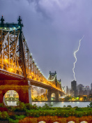 Fondo de pantalla Storm in New York 132x176
