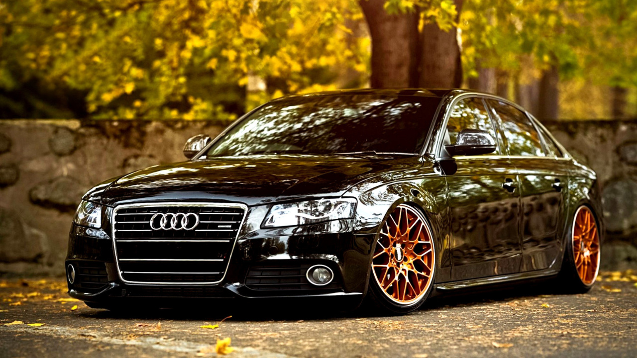 Audi A4 with New Rims wallpaper 1280x720