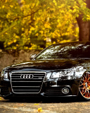 Audi A4 with New Rims wallpaper 128x160