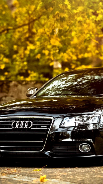 Audi A4 with New Rims wallpaper 360x640