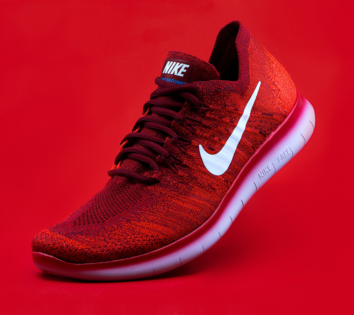 Das Red Nike Shoes Wallpaper 1440x1280