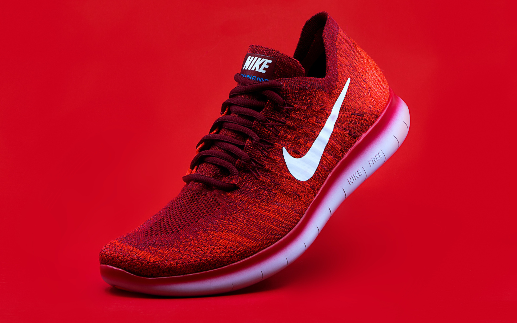 Das Red Nike Shoes Wallpaper 1680x1050