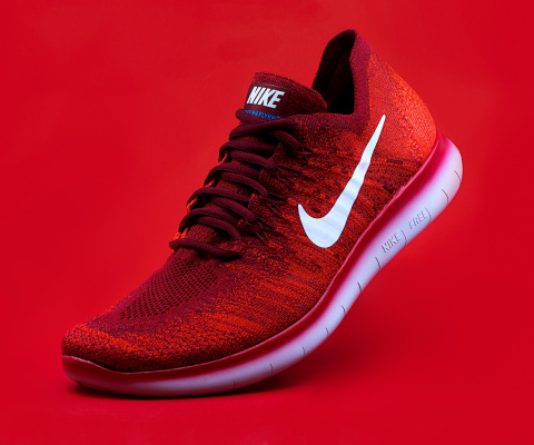 Red Nike Shoes wallpaper 480x400