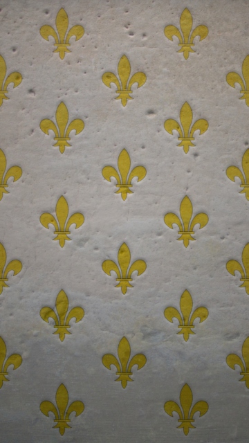 Das Fleur De Lys Pattern Wallpaper 360x640