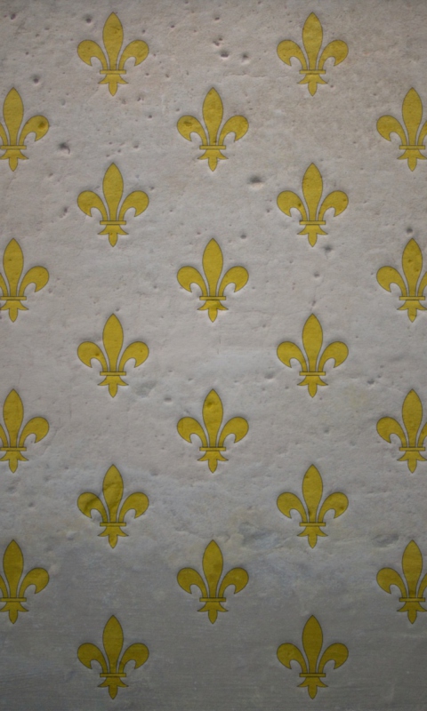 Das Fleur De Lys Pattern Wallpaper 480x800