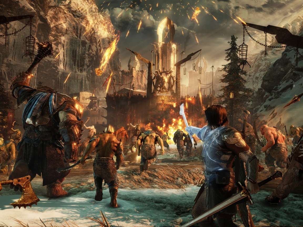 Middle earth Shadow of War wallpaper 1152x864