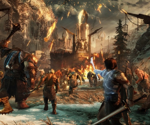 Middle earth Shadow of War wallpaper 480x400