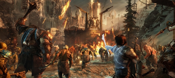 Middle earth Shadow of War wallpaper 720x320