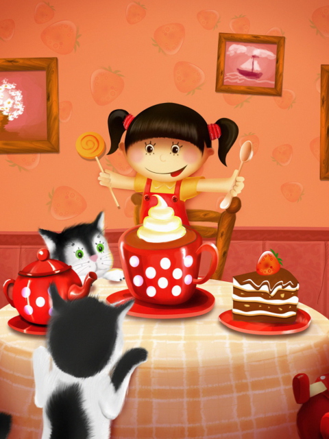 Cats Birthday screenshot #1 480x640