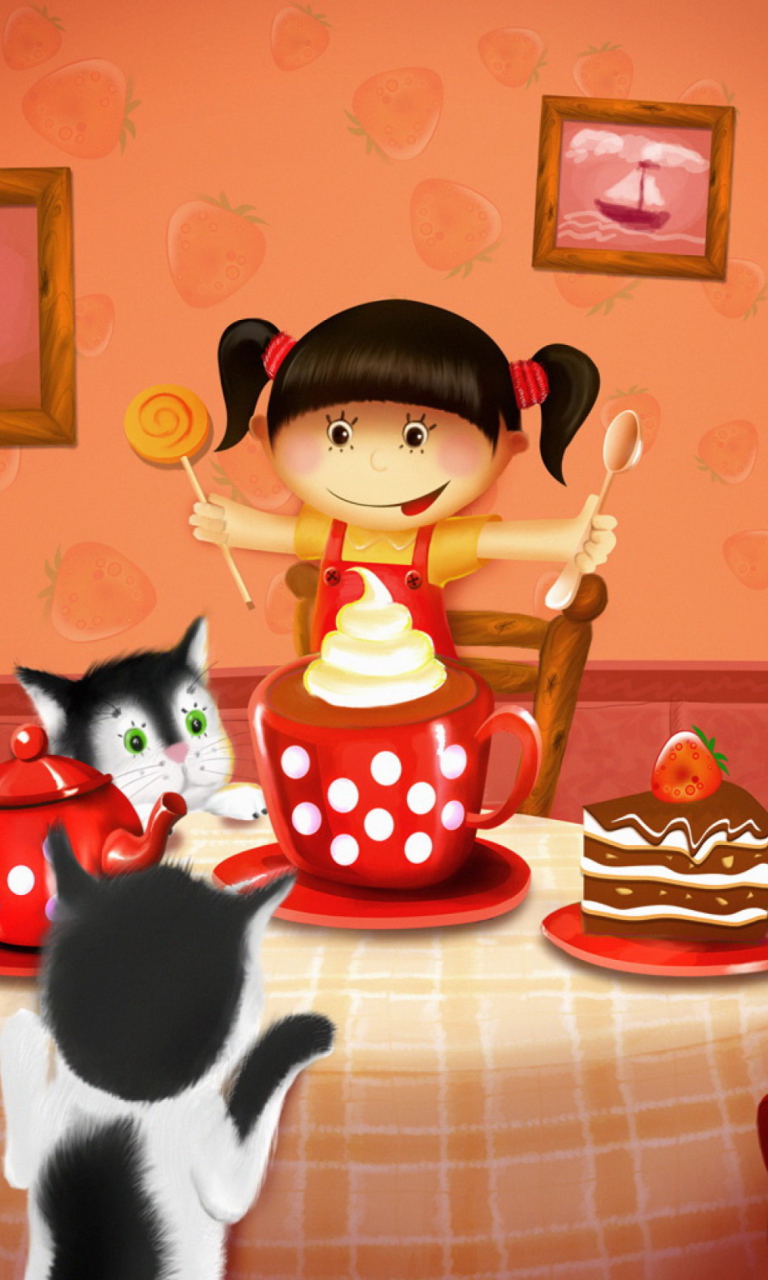 Screenshot №1 pro téma Cats Birthday 768x1280