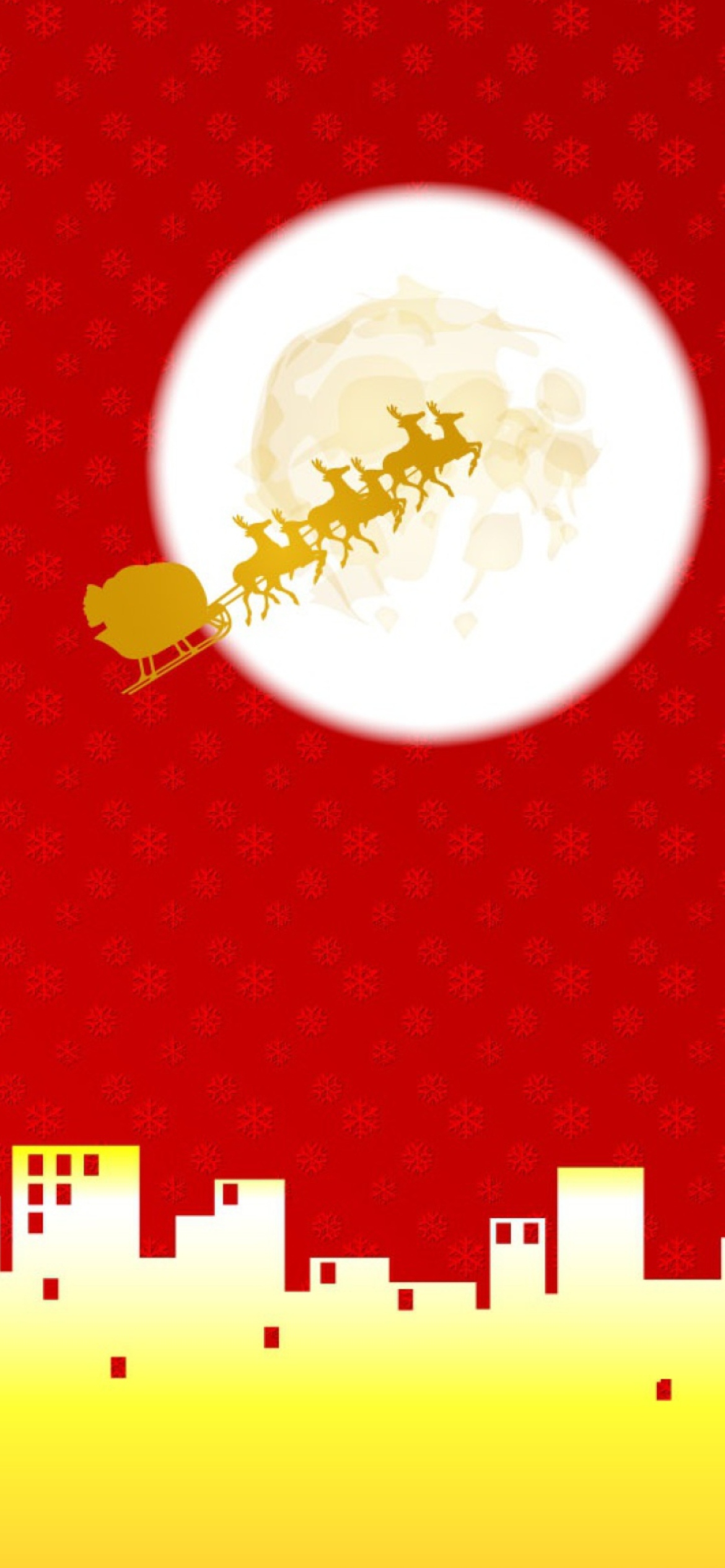 Santa Is Coming For Christmas wallpaper 1170x2532