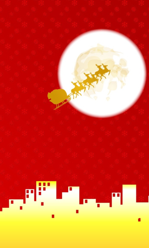 Santa Is Coming For Christmas screenshot #1 480x800