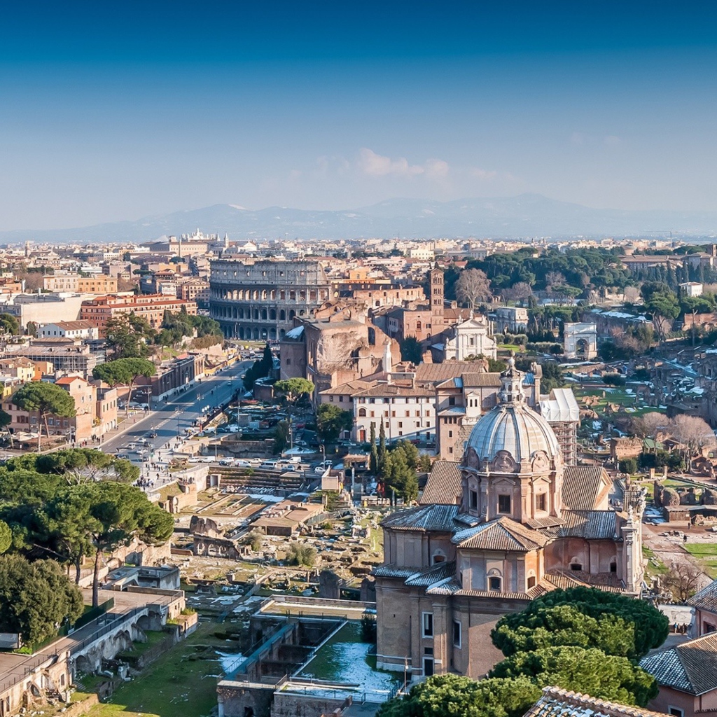 Fondo de pantalla Cityscapes Roma 1024x1024