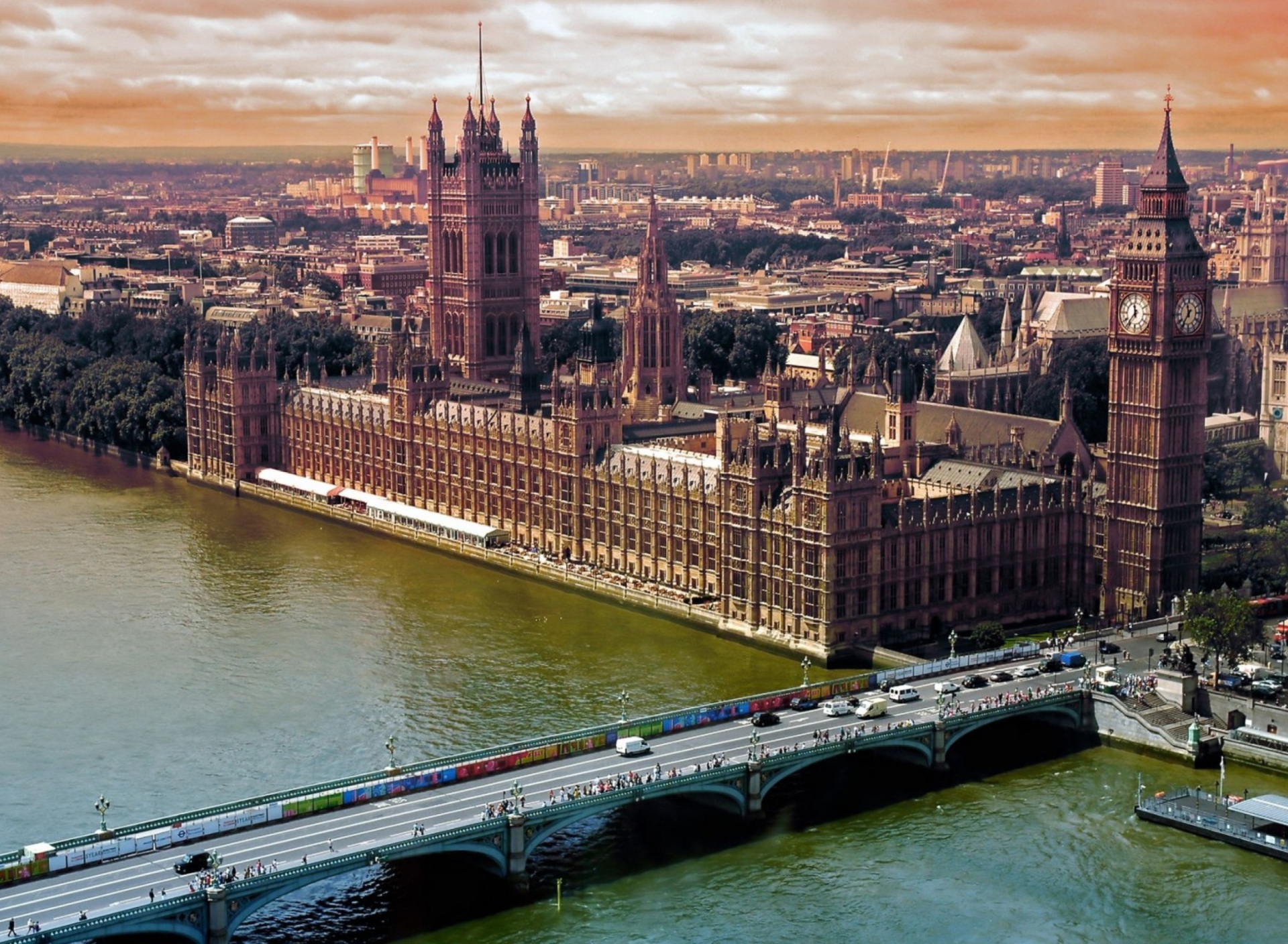 Обои London Westminster Abbey 1920x1408