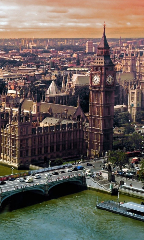 Fondo de pantalla London Westminster Abbey 480x800