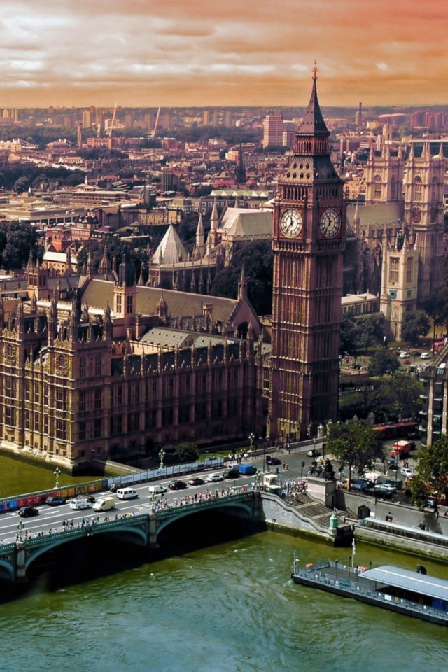 Fondo de pantalla London Westminster Abbey 640x960