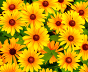Rudbeckia Yellow Flowers screenshot #1 176x144