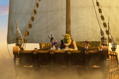 Screenshot №1 pro téma Shrek 3 480x320