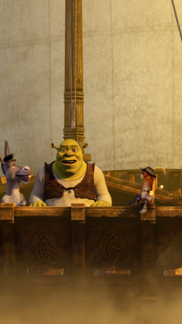 Обои Shrek 3 640x1136