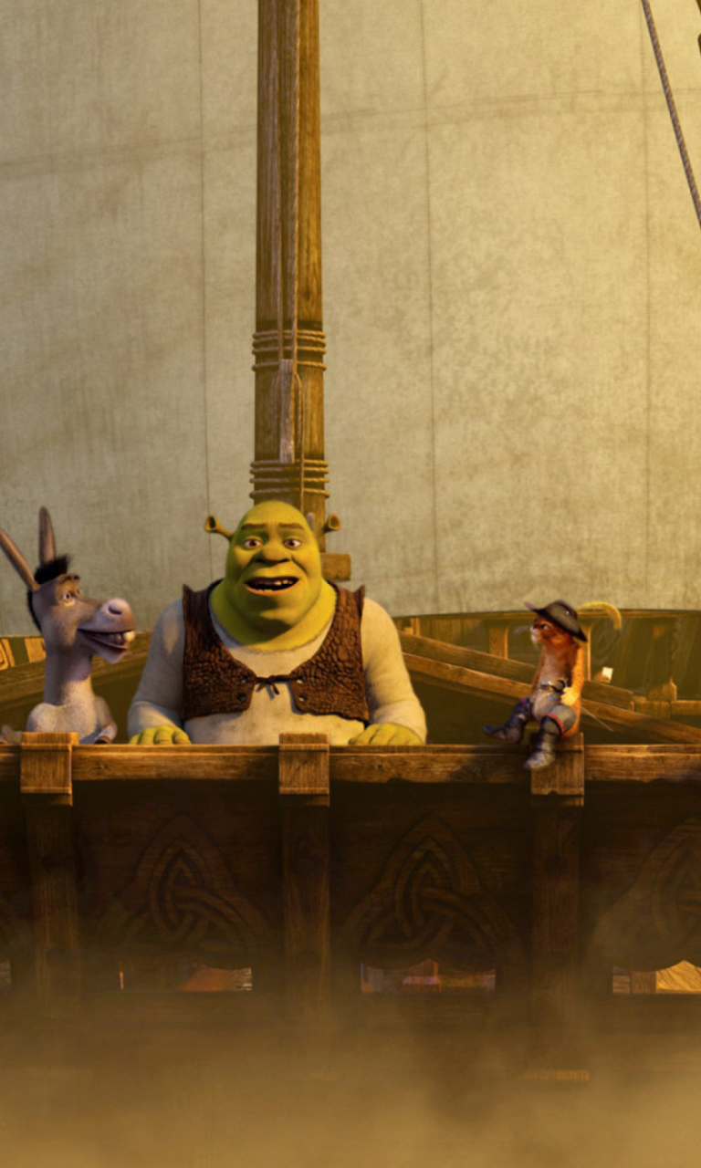 Shrek 3 wallpaper 768x1280