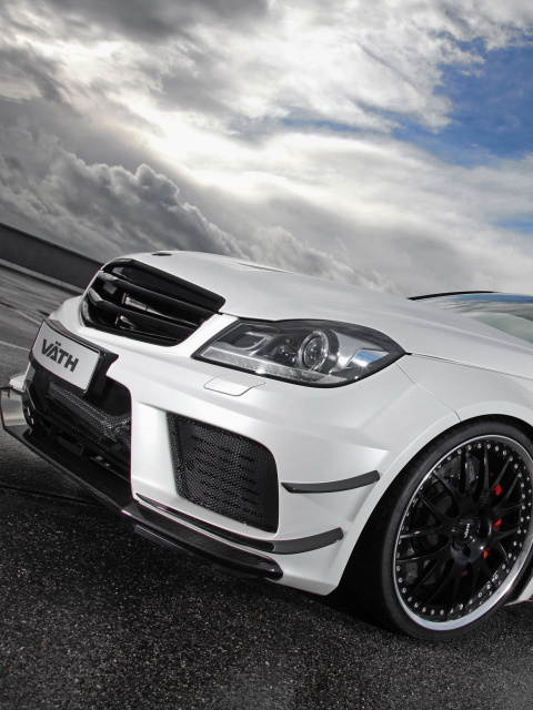 Fondo de pantalla Mercedes AMG C63 Coupe 480x640