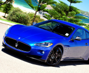 Screenshot №1 pro téma Maserati GranTurismo S MC Shift 176x144