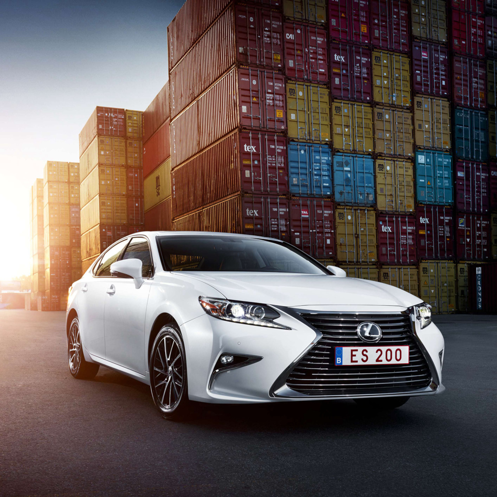 Lexus ES 200 White wallpaper 1024x1024