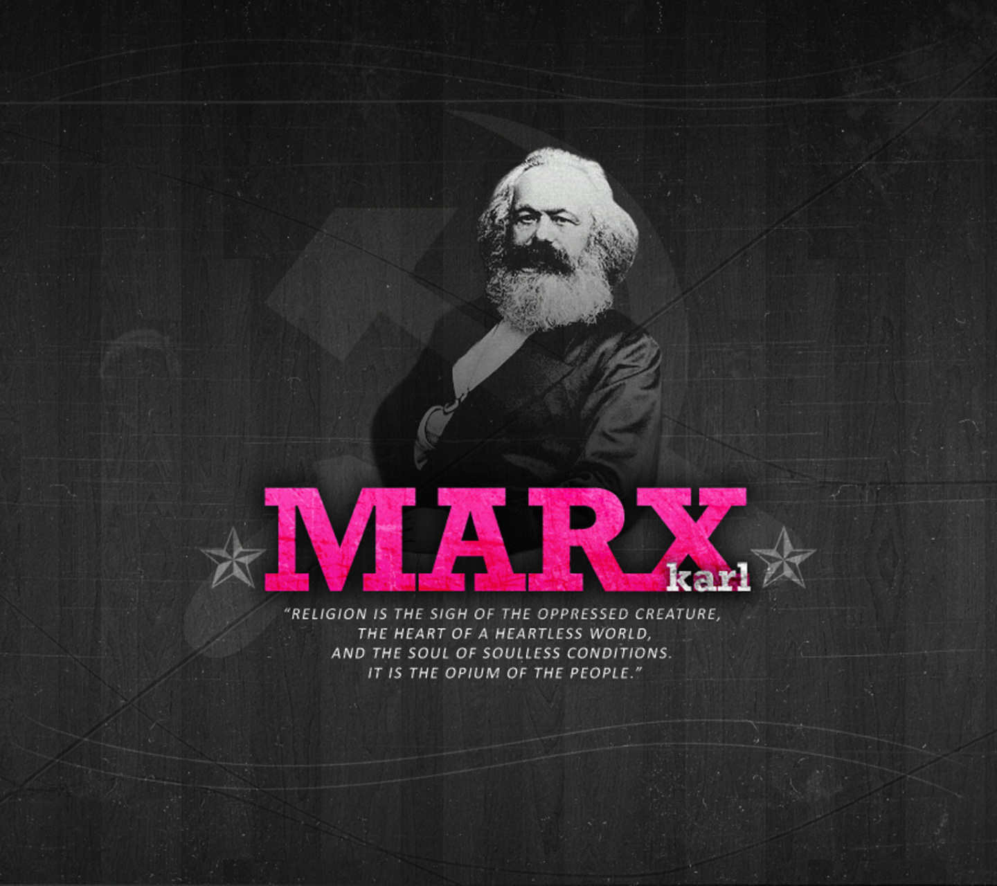 Das Politician Karl Marx Wallpaper 1440x1280