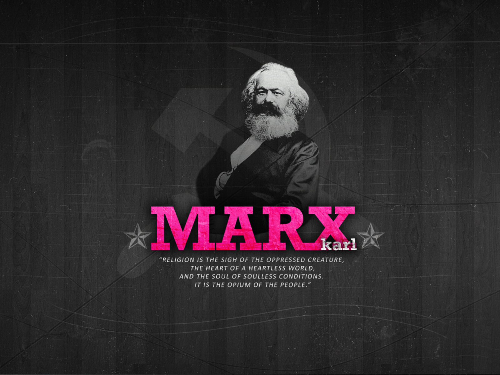 Das Politician Karl Marx Wallpaper 1600x1200