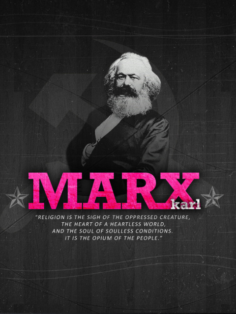 Fondo de pantalla Politician Karl Marx 480x640