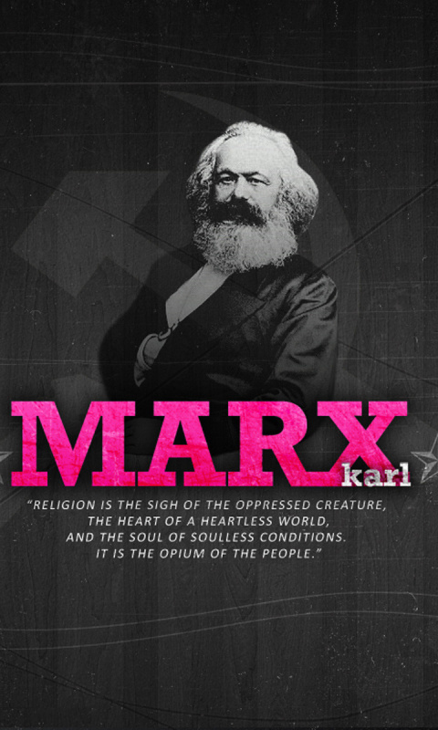 Das Politician Karl Marx Wallpaper 480x800