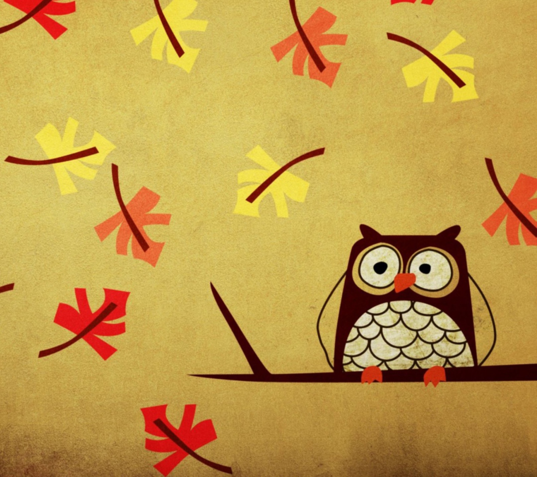 Das Owl Wallpaper 1080x960