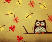 Das Owl Wallpaper 176x144