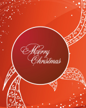 Merry Christmas Greeting wallpaper 176x220